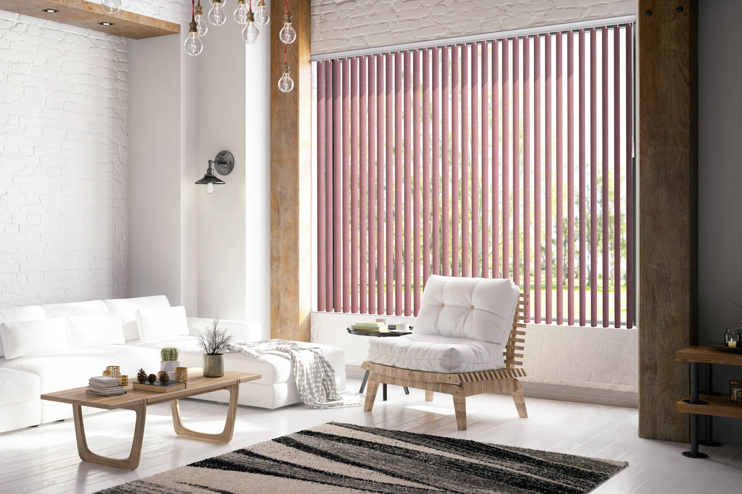 Vertical Blinds in sitting area