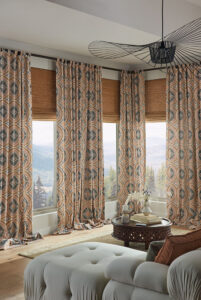 Patterned Drapery Window Treatments